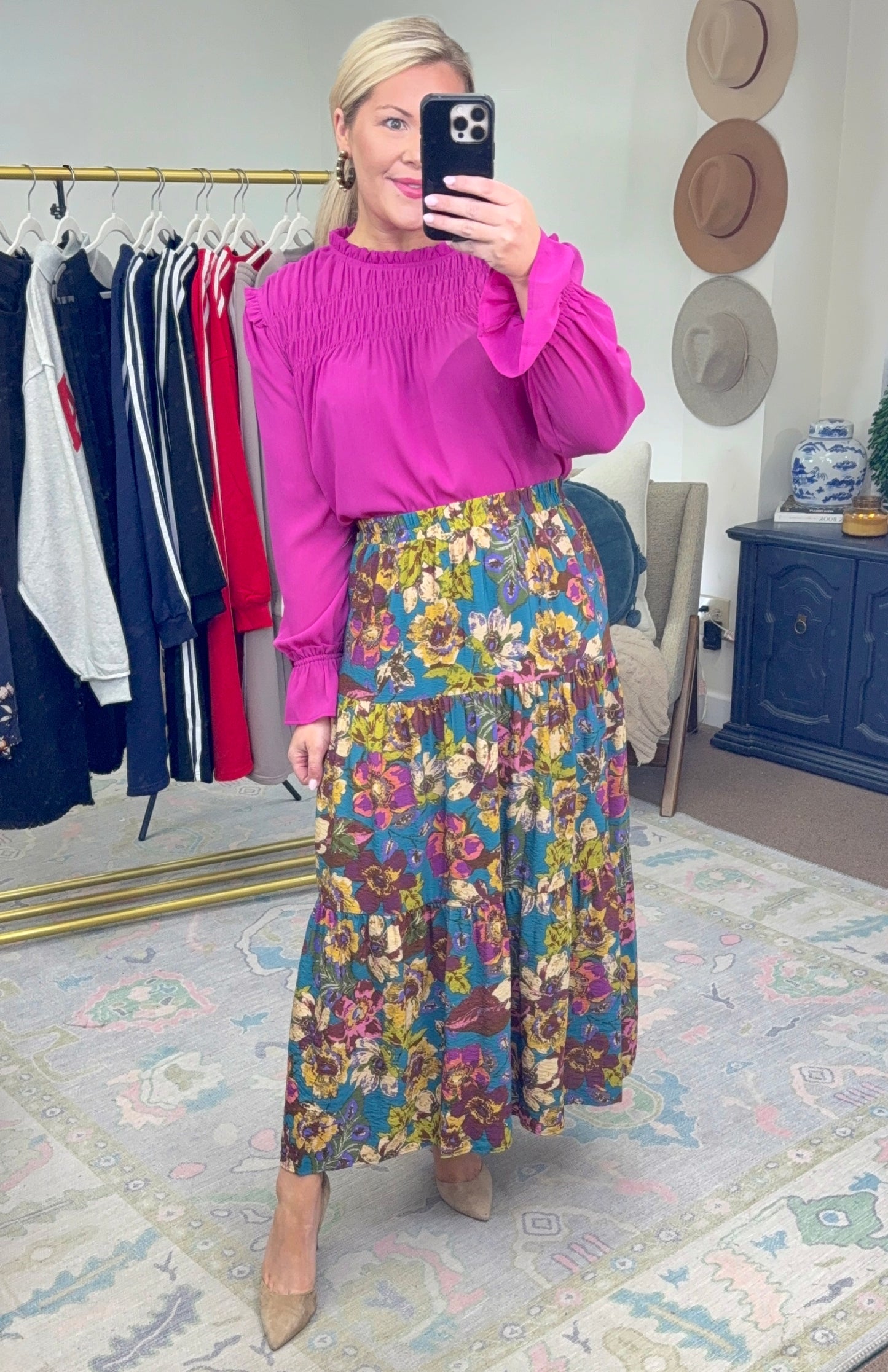 Isn’t It Obvious Pink Flounce Sleeve Blouse