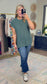 **MORE COLORS** Above All Crew Neck Knit Top