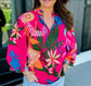 Miss Tropicana Bold Print Blouse