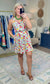 Miss Congeniality Floral Print Mini Dress