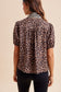 Wildly Appropriate Tie Neck Leopard Blouse