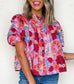Made to Love Floral Print Blouse