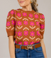 Happy Little Floral Knit Top