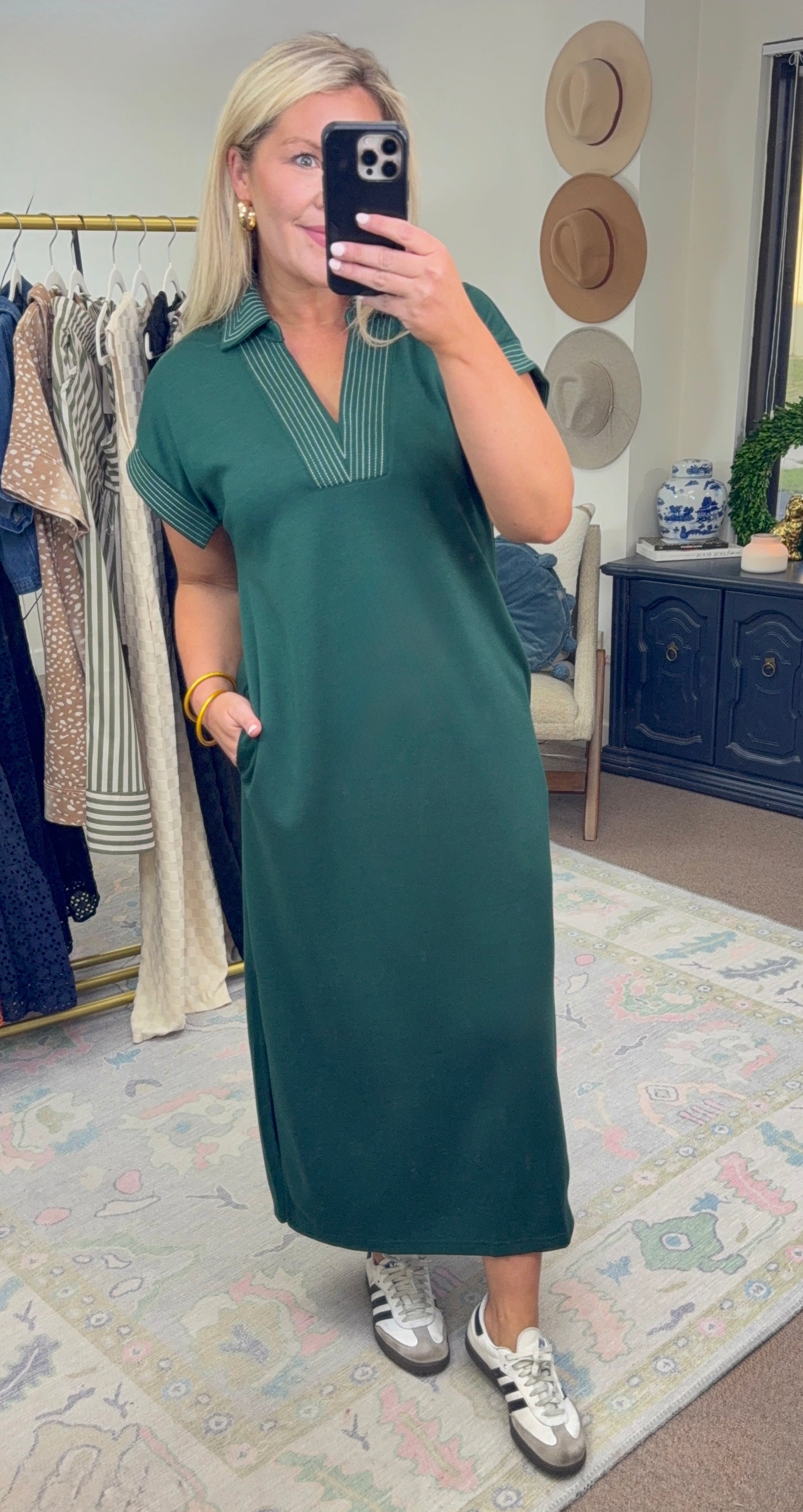 **MORE COLORS** Miss Mainstay Scuba Midi Dress