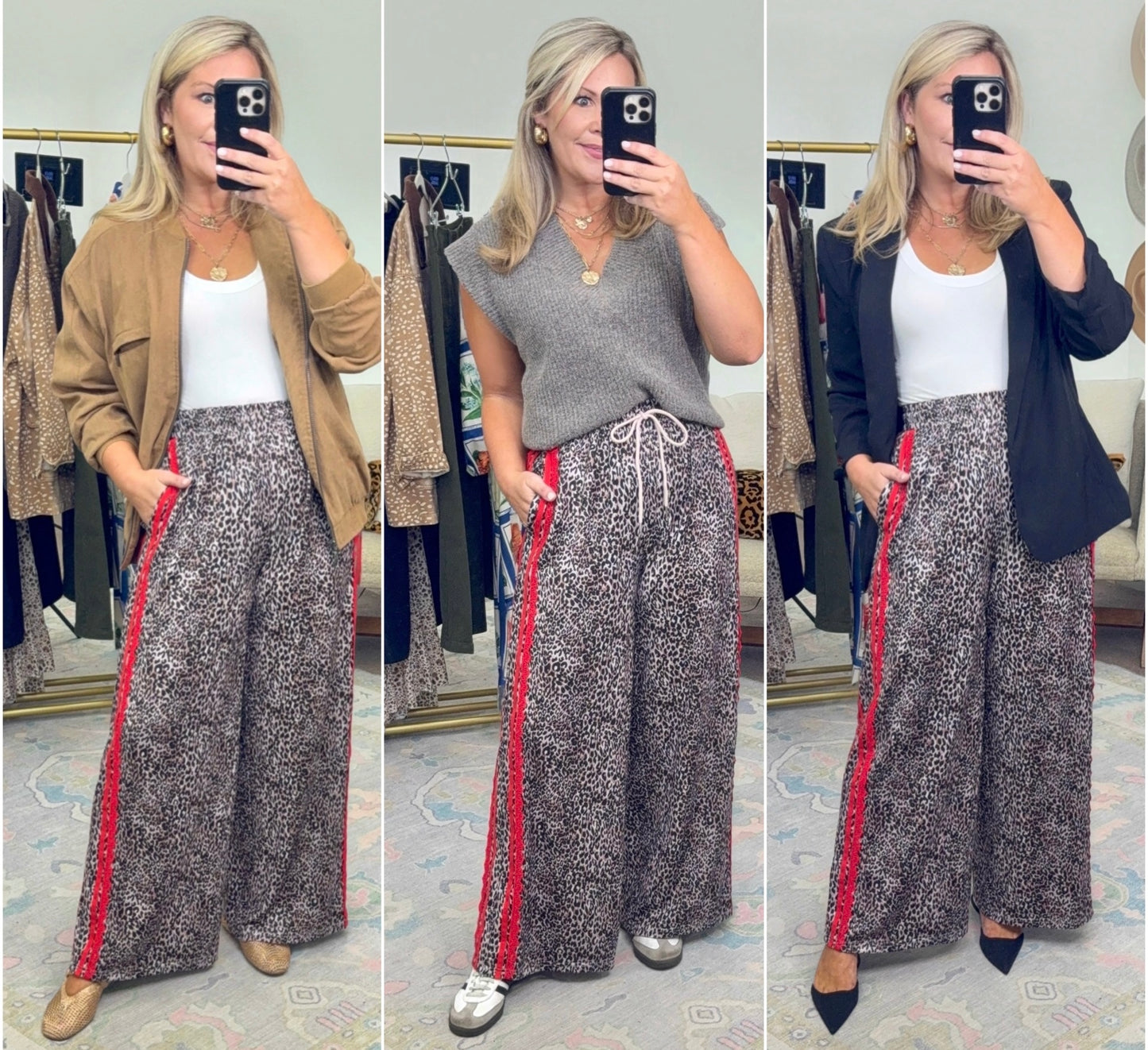 Catwalk Printed Wide Leg Pants