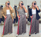 Catwalk Printed Wide Leg Pants