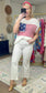 Americana Light Knit Top