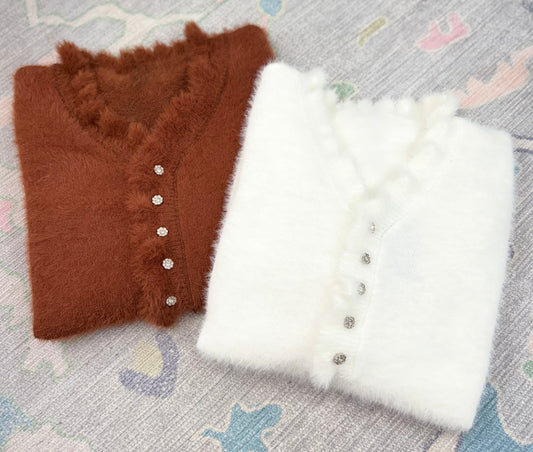 A Piece of Luxury Fuzzy Top