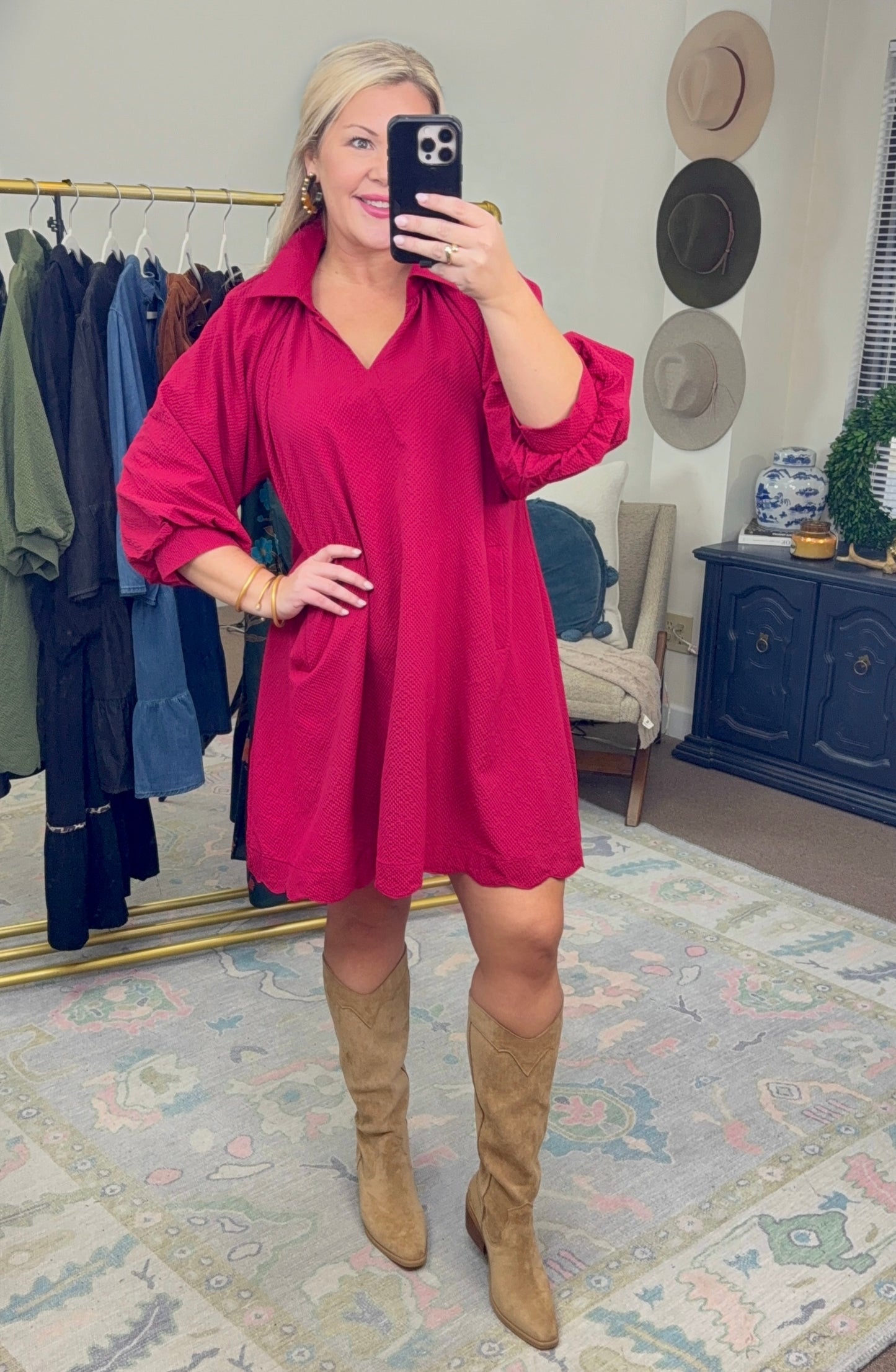 UMGEE: **MORE COLORS** Sweeten the Deal Scallop Hem Dress