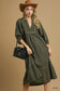 **MORE COLORS** More Than Words Leopard Trim Midi Dress