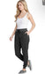 Fanning Jogger Pants in Black Leopard