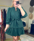 Heart Skipping Scallop Trim Dress