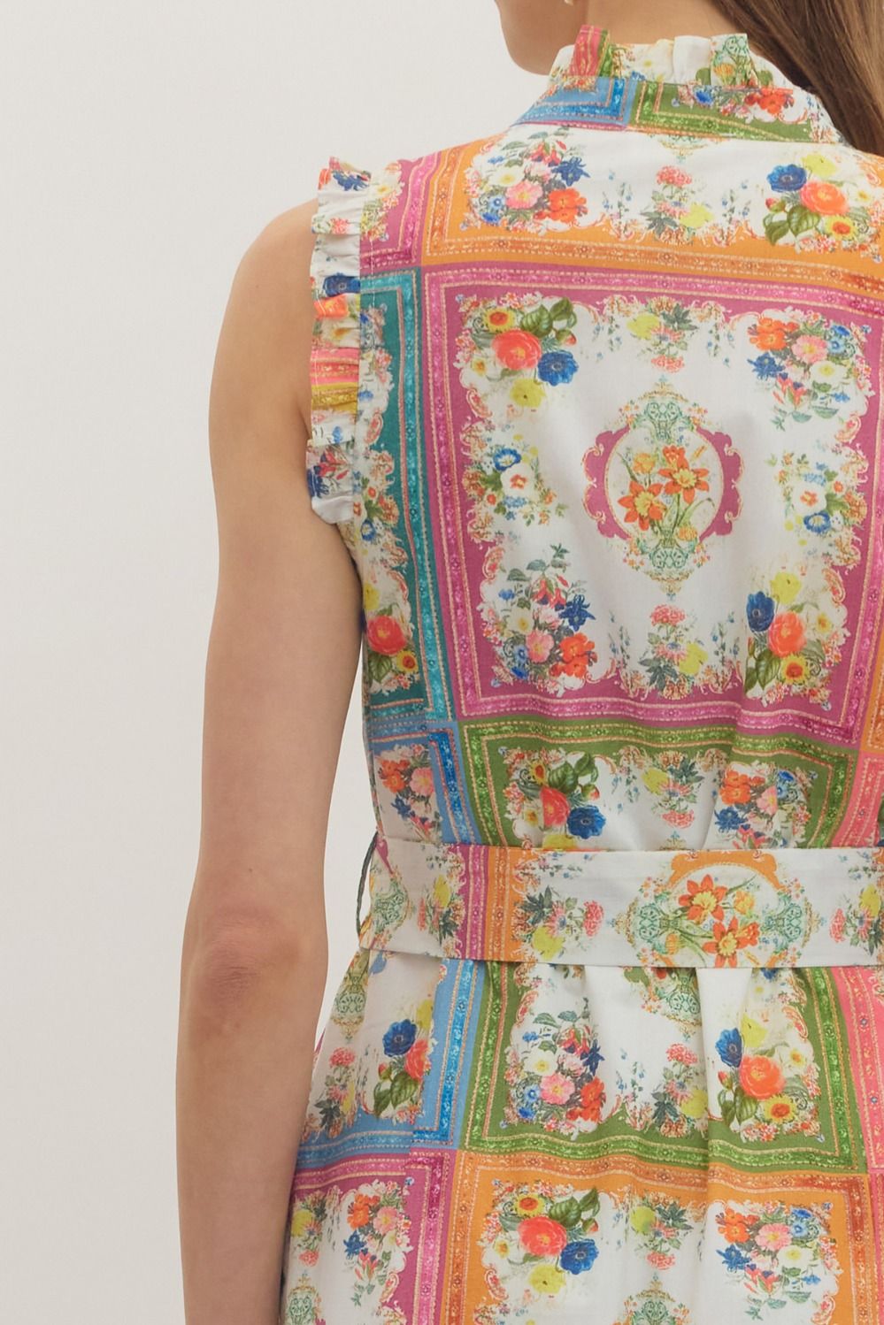 Heirloom Market Print Midi Dress