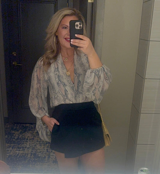 **MORE COLORS** Choose Wisely Textured Pull On Skort