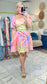 Color Your World Belted Mini Dress
