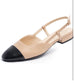 Blair Waldorf Two-Tone Slingback Flats