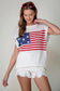 Americana Light Knit Top