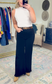 RISEN: With Stride Black Wide Leg Denim