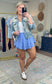 Little Flirt Pearl Embellished Skort