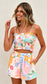 Pretty Petals Smocked Short Set