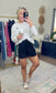 Victory Lap Smock Waist Athletic Shorts