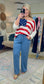 Star Spangled Light Knit Top