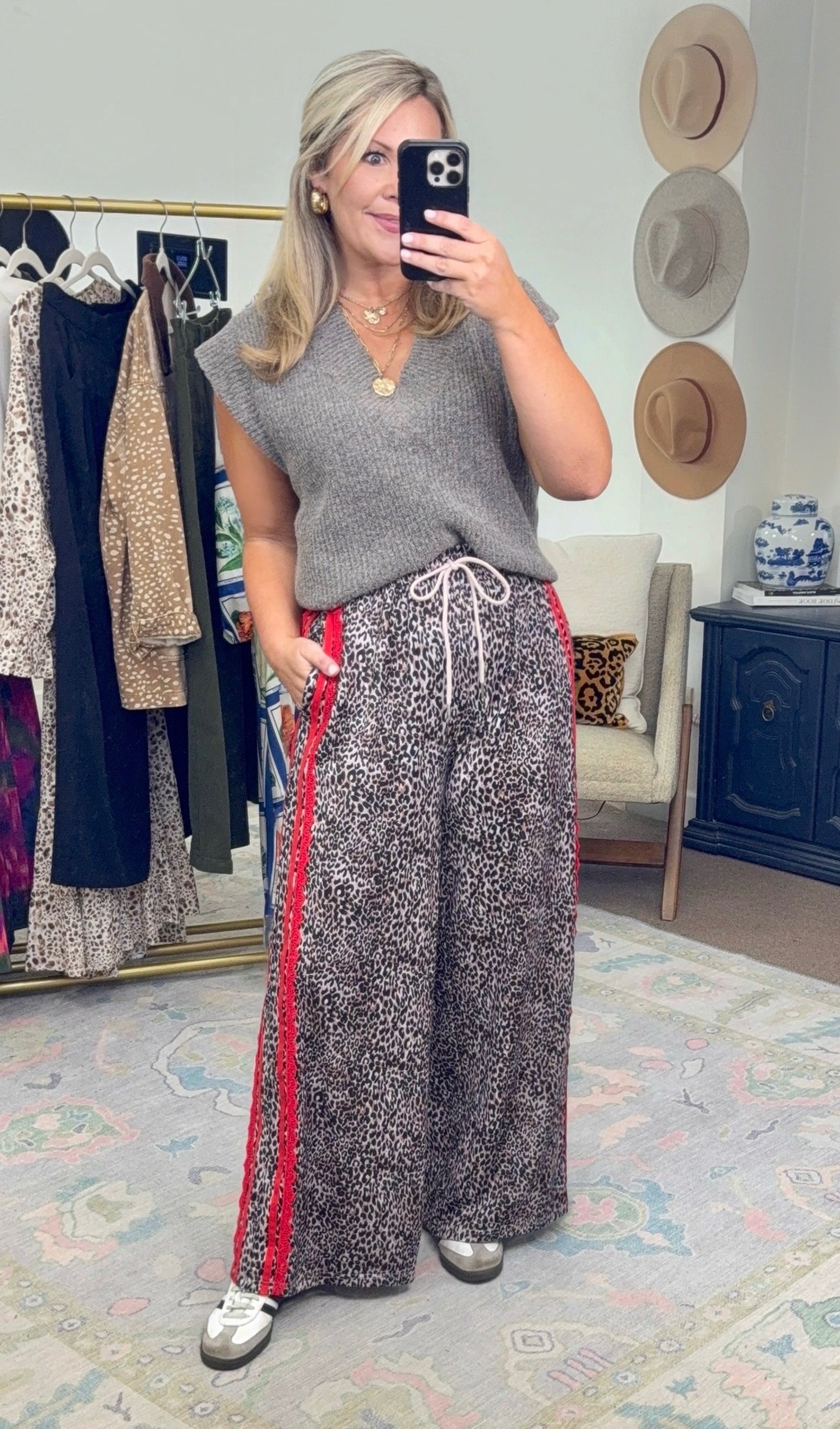 Catwalk Printed Wide Leg Pants