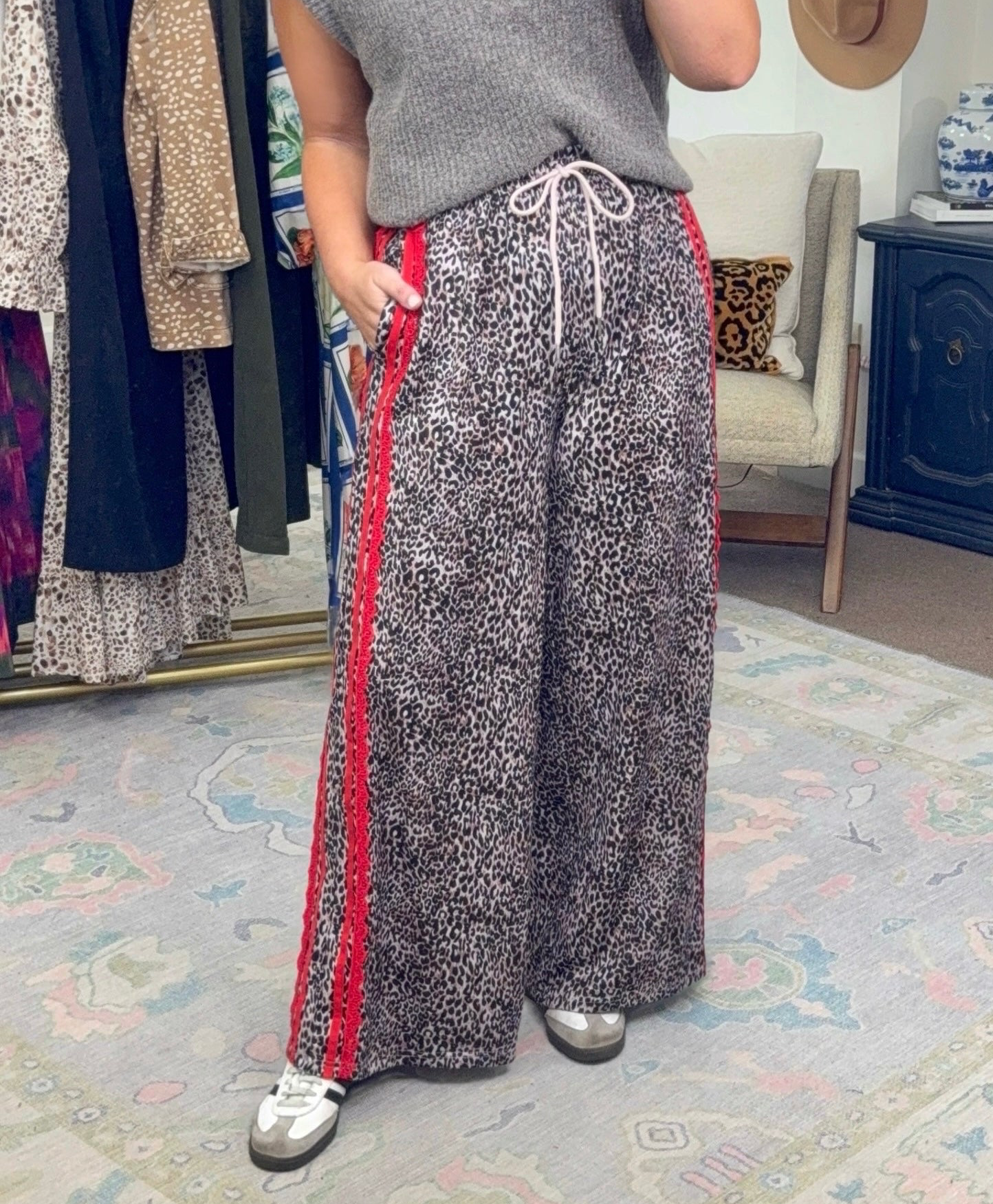 Catwalk Printed Wide Leg Pants
