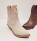 Pull On Western Ankle Boots