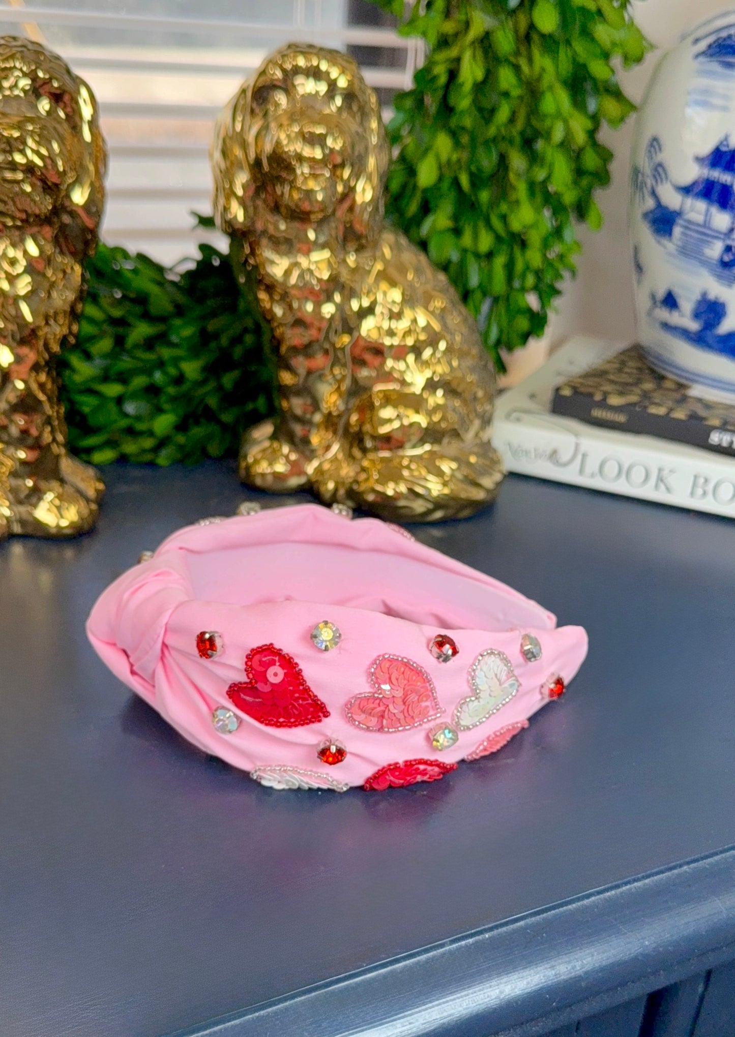 Full of Love Beaded Knot Headband