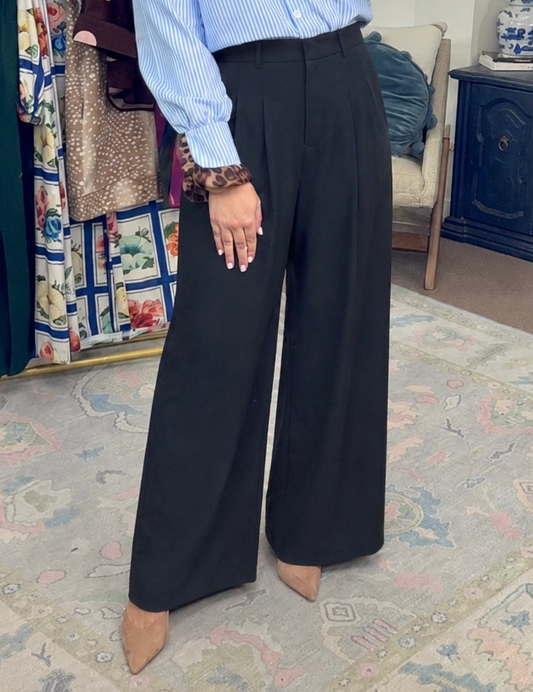 Back to Business Wide Leg Trousers