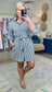 Mostly You Stripe Sash Waist Shirt Dress
