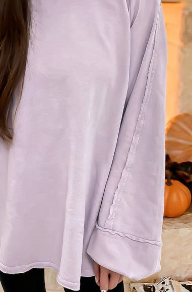 **MORE COLORS** Let’s Be Lazy Raw Hem Tunic Tee