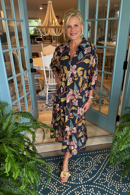 ✨RESTOCK✨ Hopelessly Devoted Print Midi Dress