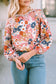 Fall Floral Print Blouse