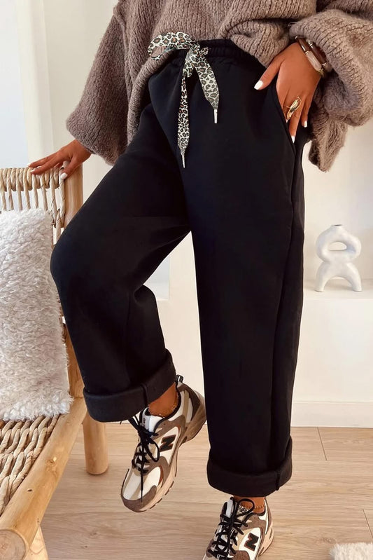 Spot On Leopard Drawstring Lounge Pants