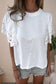 **MORE COLORS** Eye for an Eyelet Scalloped Sleeve Tee