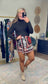 West of Here Printed Wrap Skort
