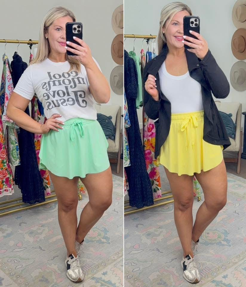 **MORE COLORS** For the Win Athletic Overlay Skort