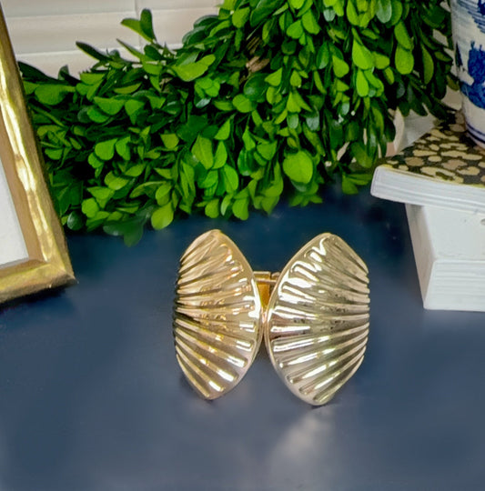 She Sells Seashell Cuff Bracelet