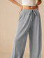 **MORE COLORS** Snug Society Ribbed Wide Leg Pants