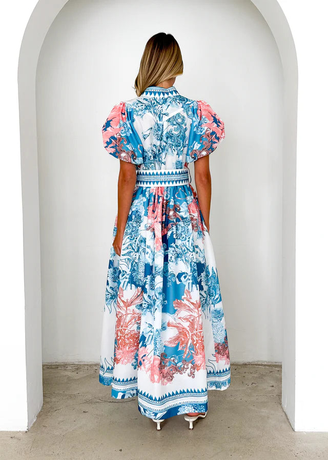 Sweet Serenade Belted Maxi Dress