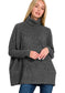 **MORE COLORS** Fireside Brushed Knit Cowl Neck Tunic Top