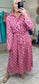 Small Town Sweetheart Pink Print Dress