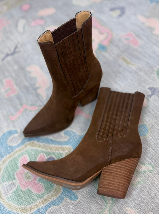 Made for Walkin Stacked Heel Bootie