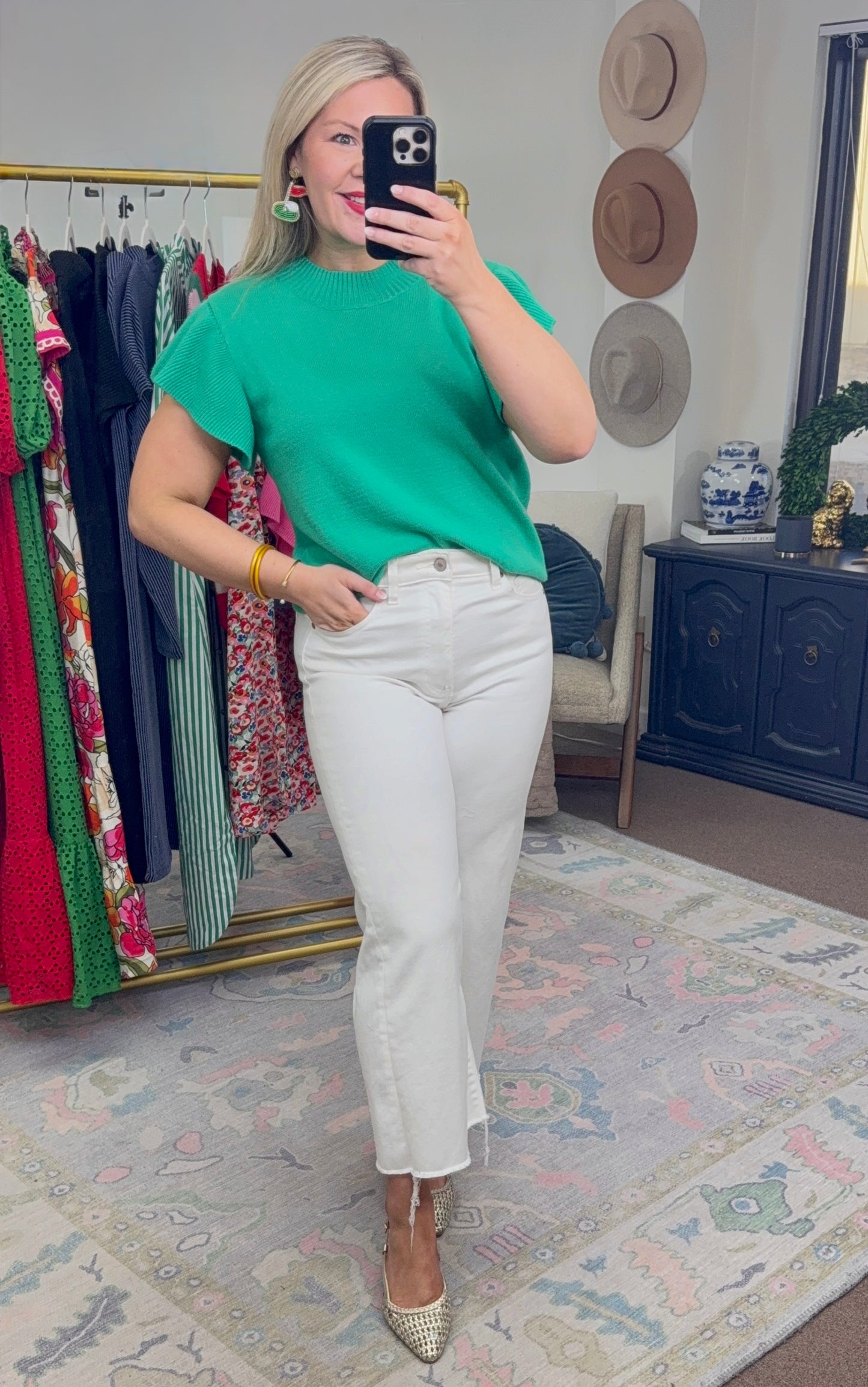 Soft Spoken Ruffle Knit Top