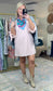 Turquoise Sunday Best Abstract Silk Neck Scarf