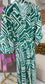 Geo & Behold Belted Midi Dress