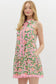 **MORE COLORS** Mod About You Watercolor Printed Scallop Dress