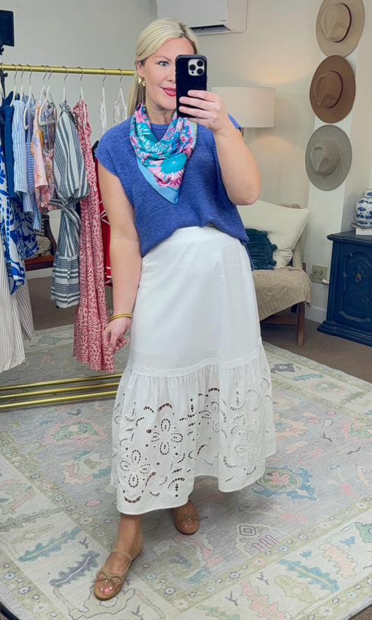 Old Money Capsule Slouchy Knit Top